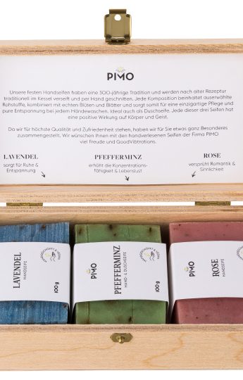 PIMO Geschenkset Naturseifen